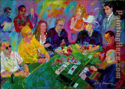 The Game painting - Leroy Neiman The Game art painting